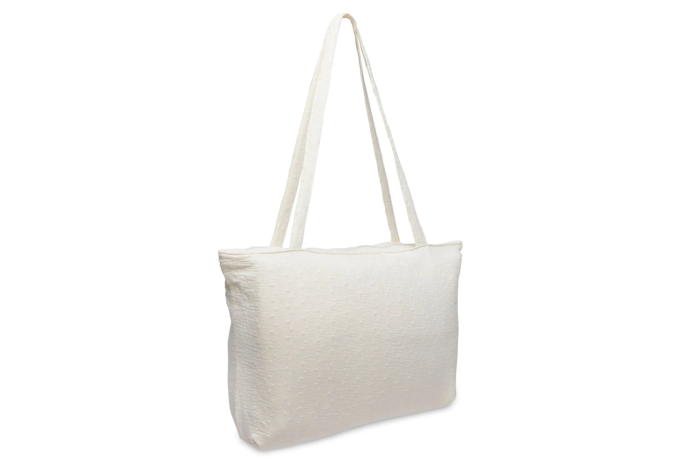 Jollein Shopper diaper bag Embroidery | Ivory