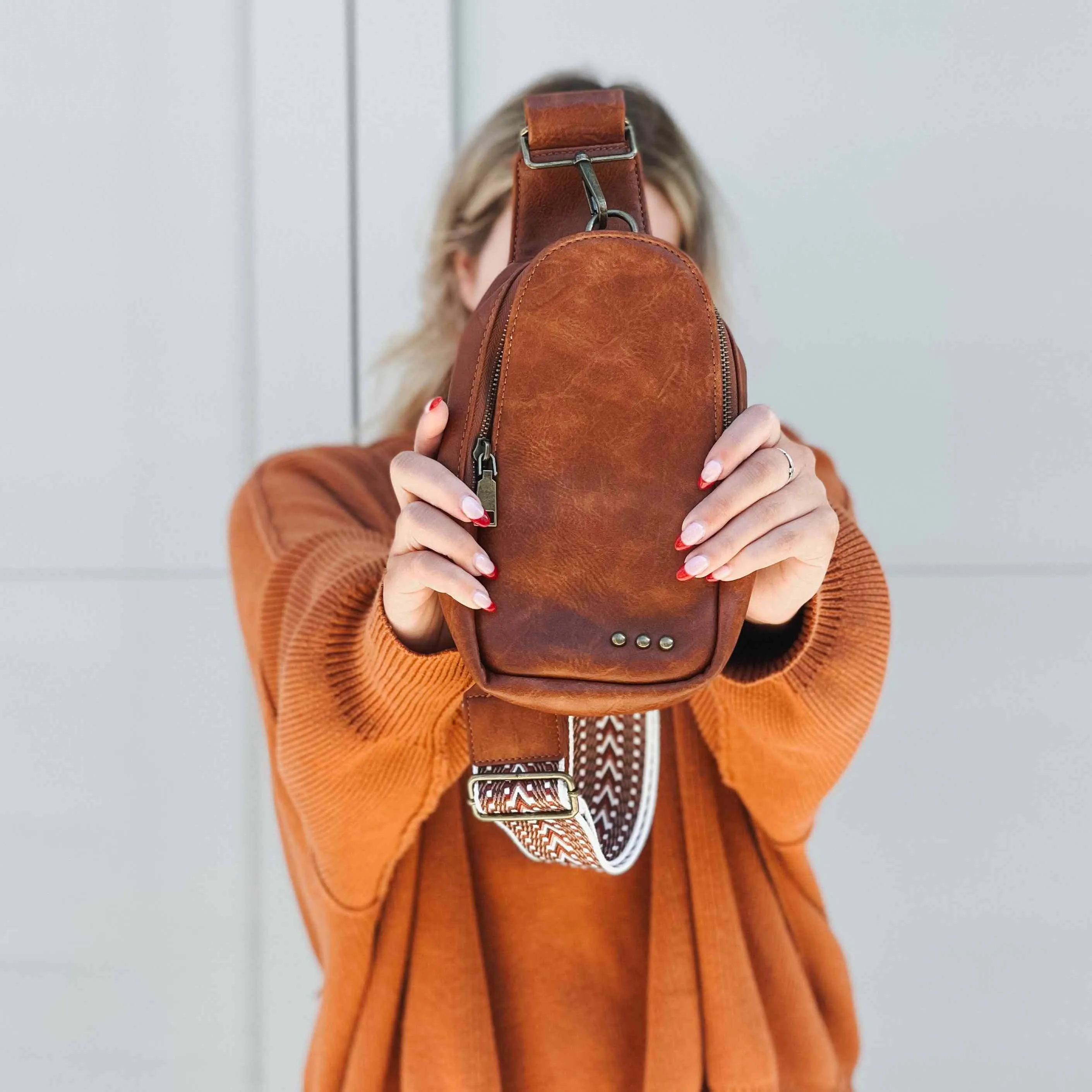 Jordan Sling Bag - Dark Chestnut