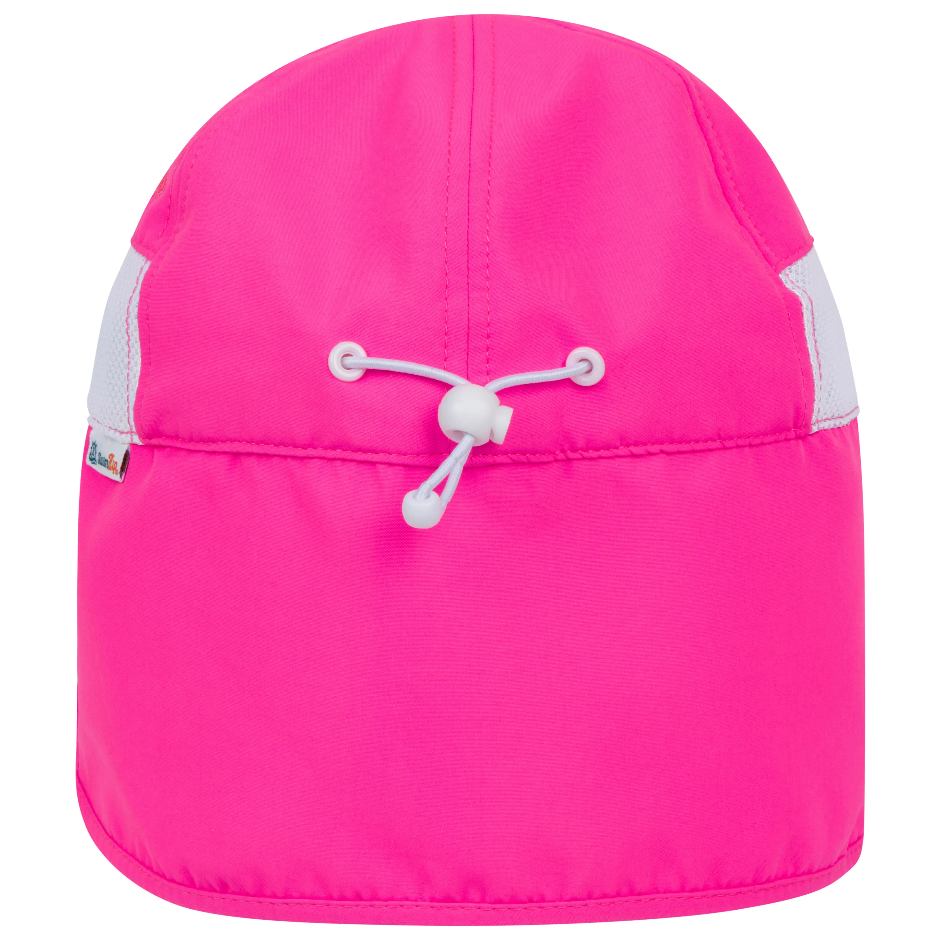 Kids Flap Hat | Neon Shocking Pink