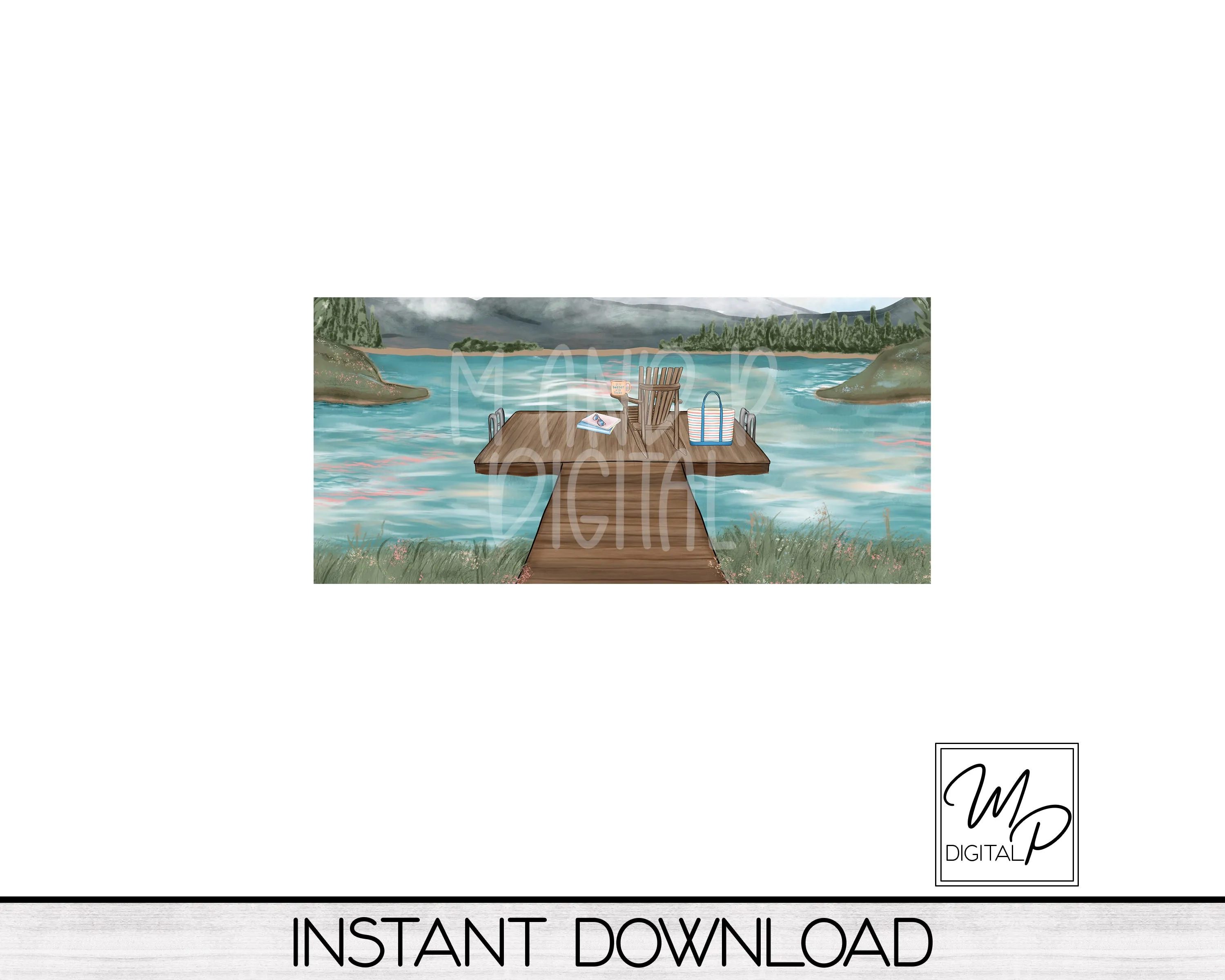 Lake Key Hanger PNG Sublimation Design, Digital Download, Lake House