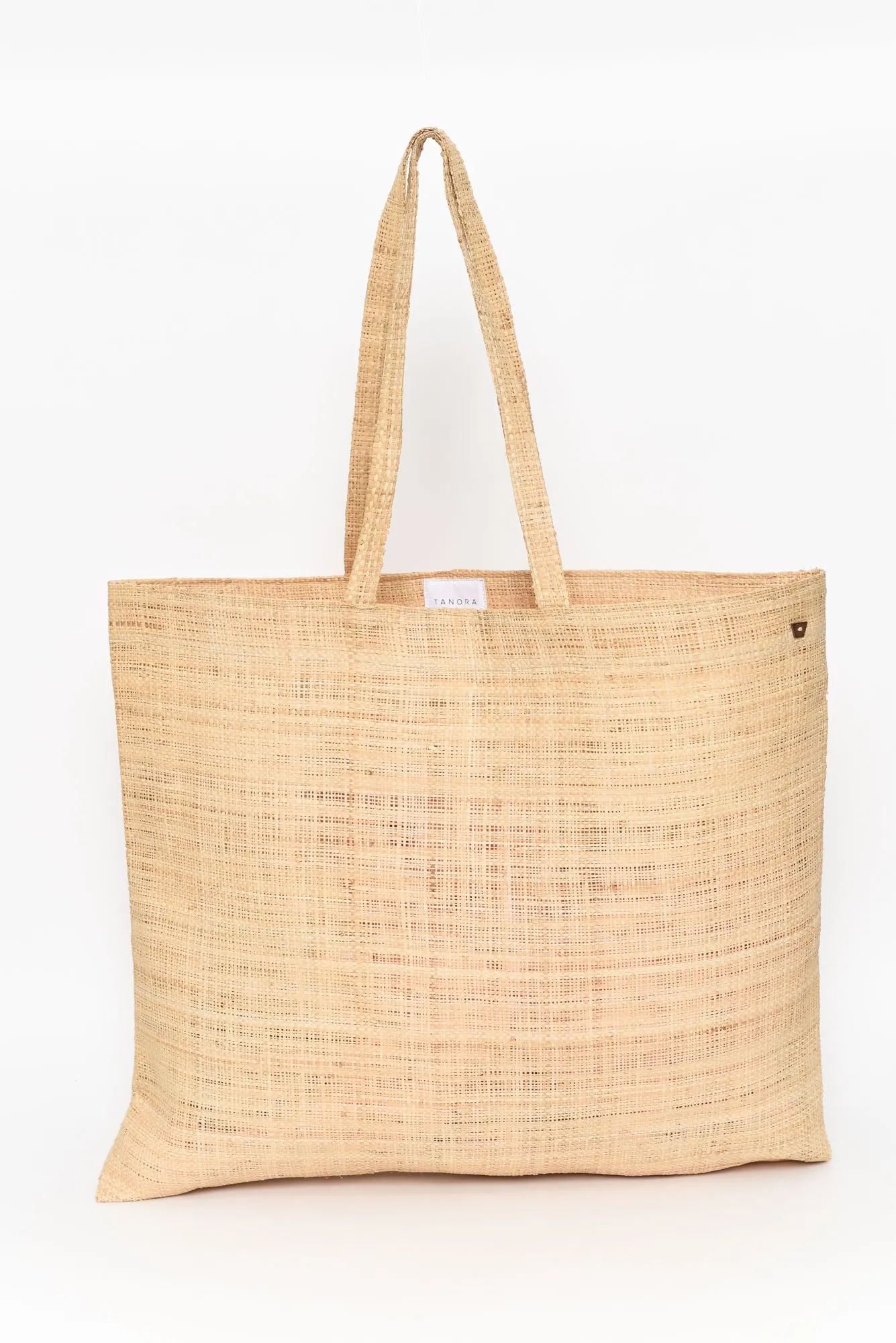 Langara Natural Raffia Tote Bag