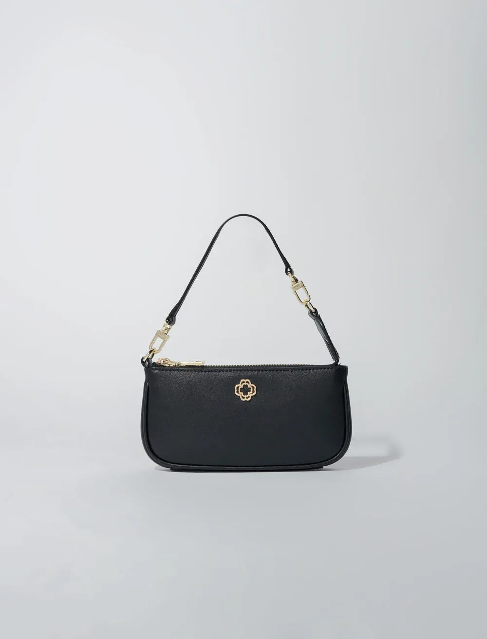 Leather clutch bag
