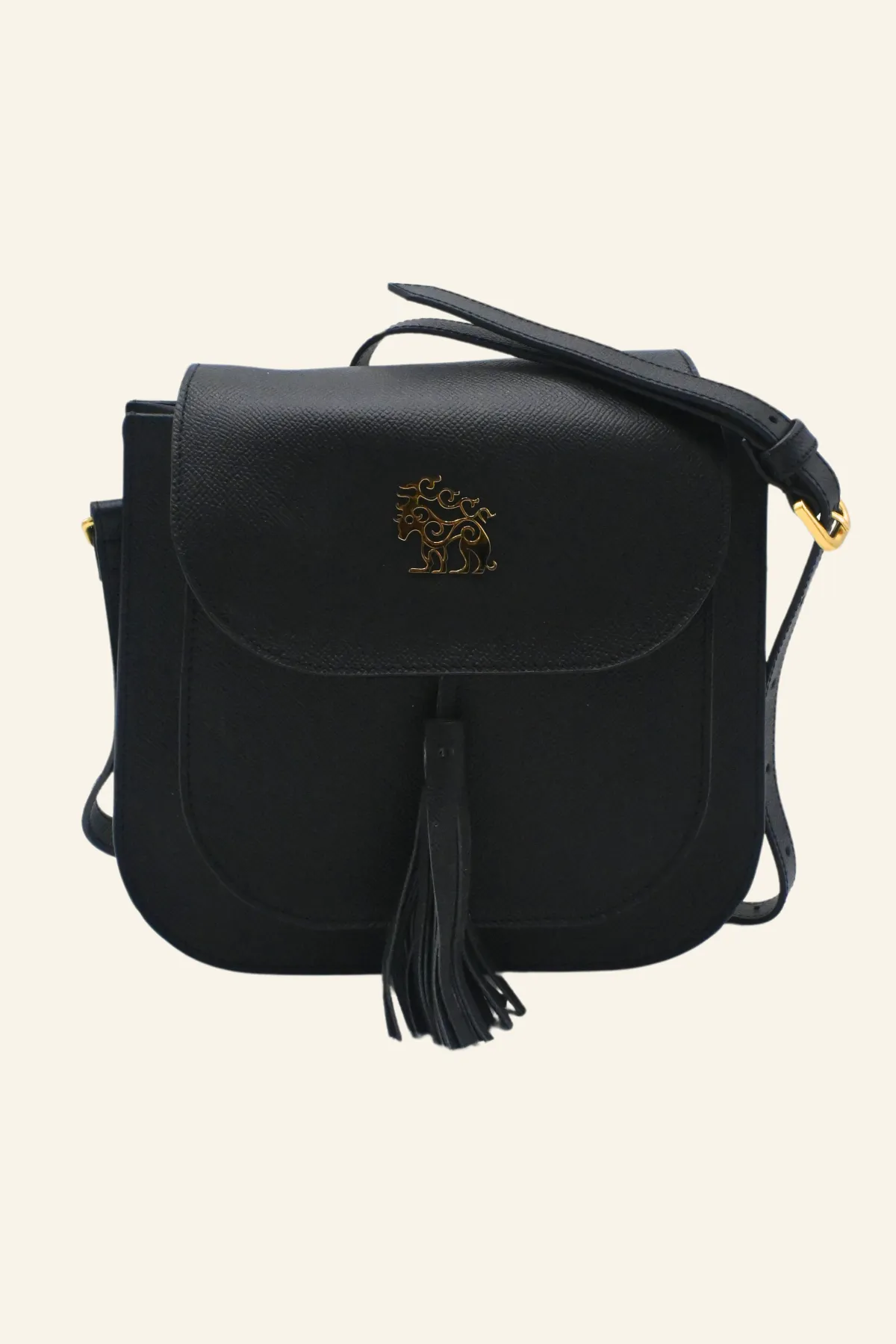 Leather Crossbody Bag with Detachable Strap