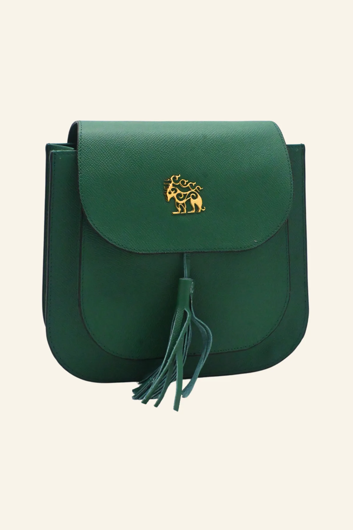 Leather Crossbody Bag with Detachable Strap