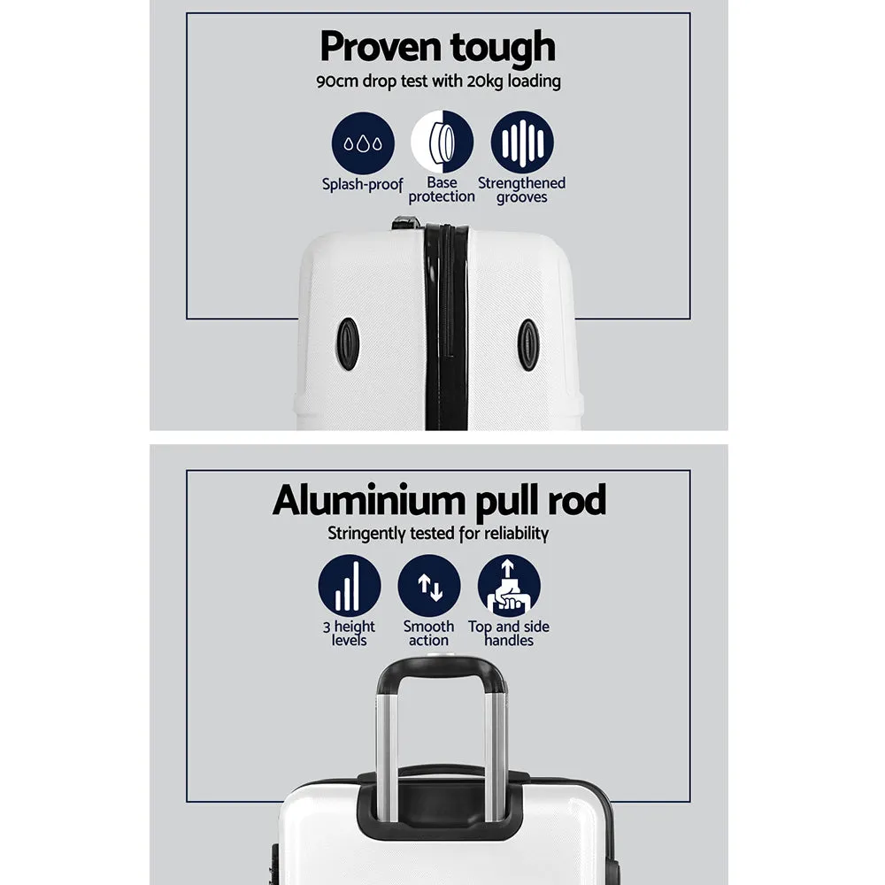 Lightweight 3pc Hard-Shell Luggage Set | TSA Lock | Wanderlite