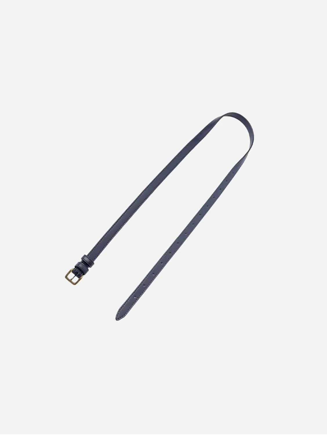 Long Apple Leather Vegan Belt Bag Strap | Navy