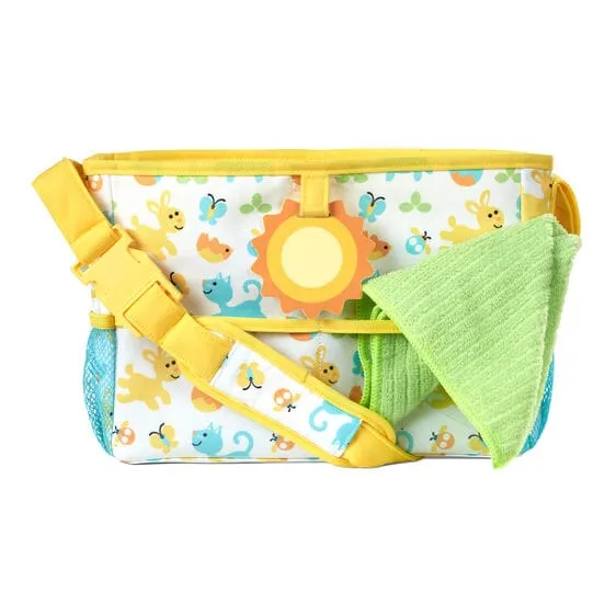 MELISSA & DOUG Mine To Love Playset Travel Time: 17-piece play set gives kids everything they need to pack up and take their favorite baby dolls and stuffed animals on the go - 31707