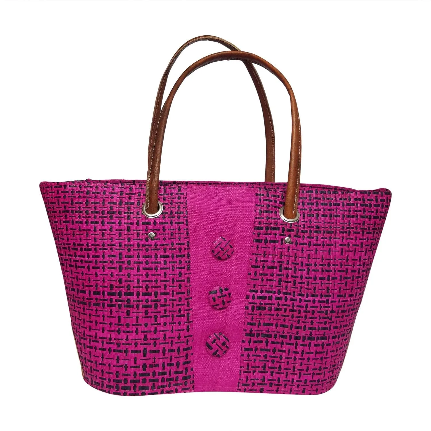 Mia: Raffia Bag