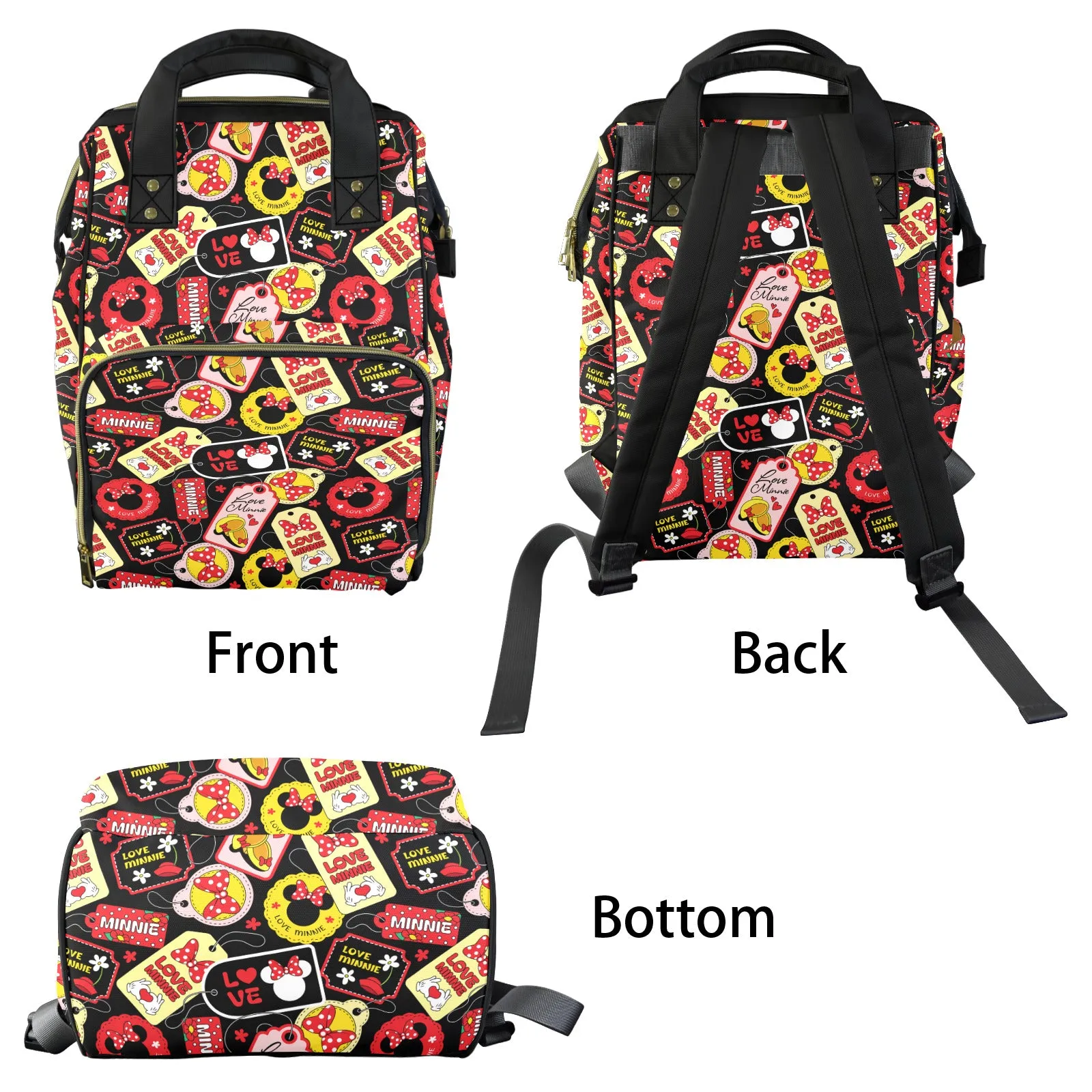 Minnie Tags Multi-Function Diaper Bag