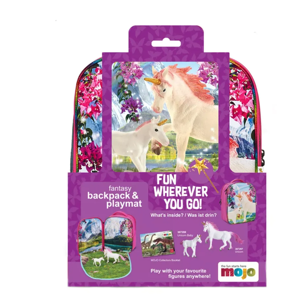 Mojo Dinosaur Unicorn 3D Kids' 12'' Backpack
