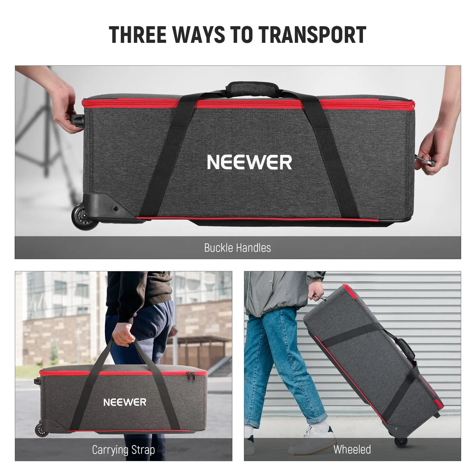 NEEWER PB005 30"x11"x11" Trolley Case with Wheels