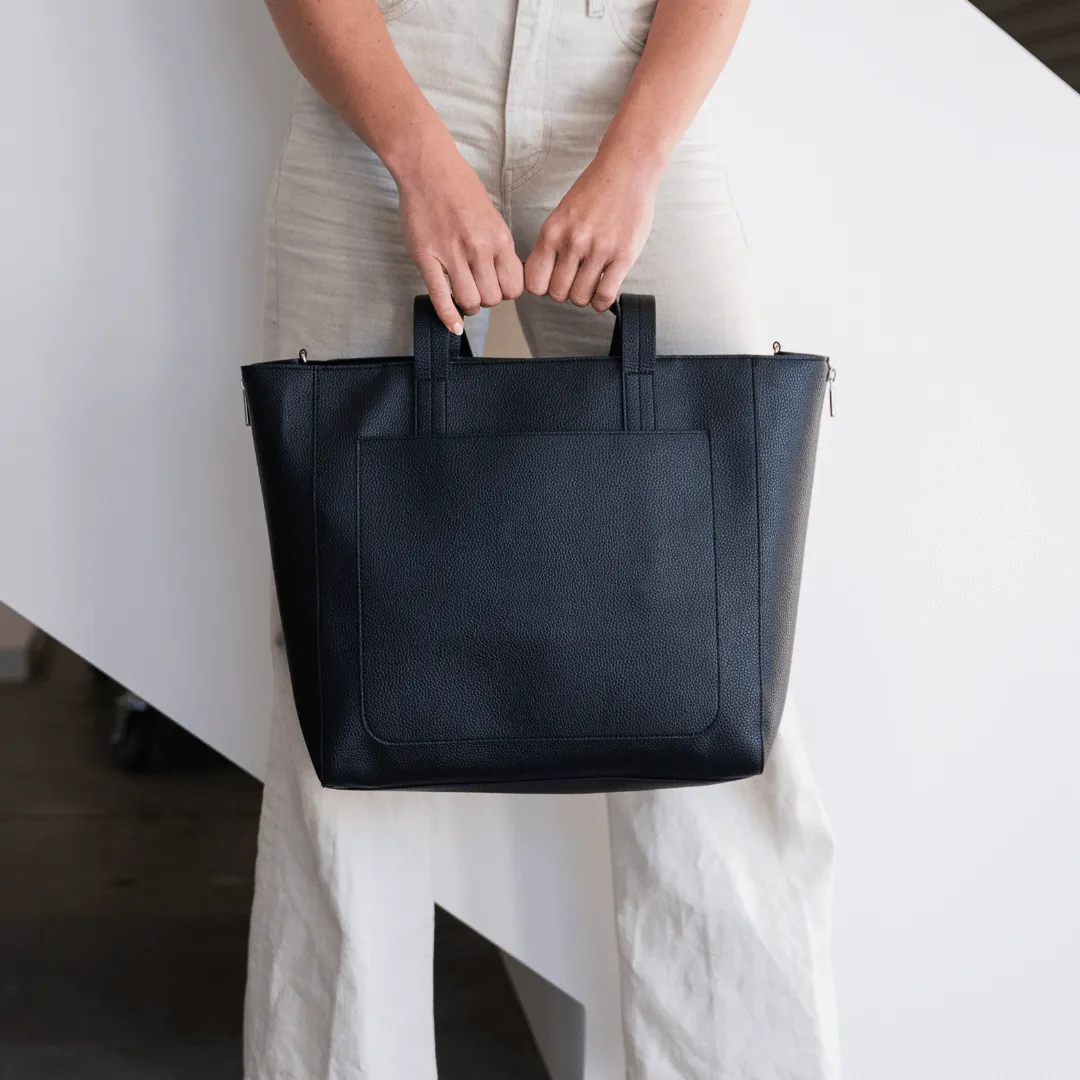 NEW Ida Tote   Baby Kit (Vegan) Black