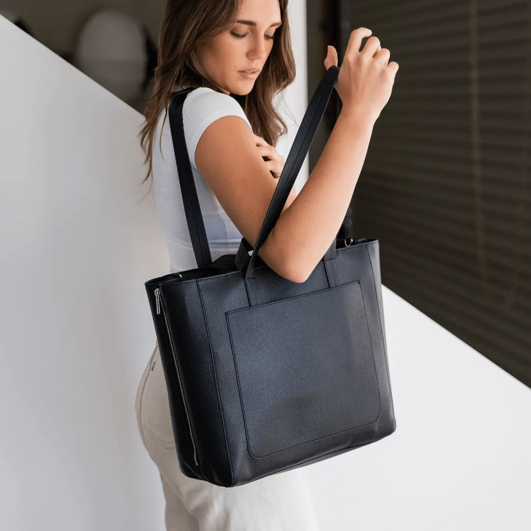 NEW Ida Tote   Baby Kit (Vegan) Black