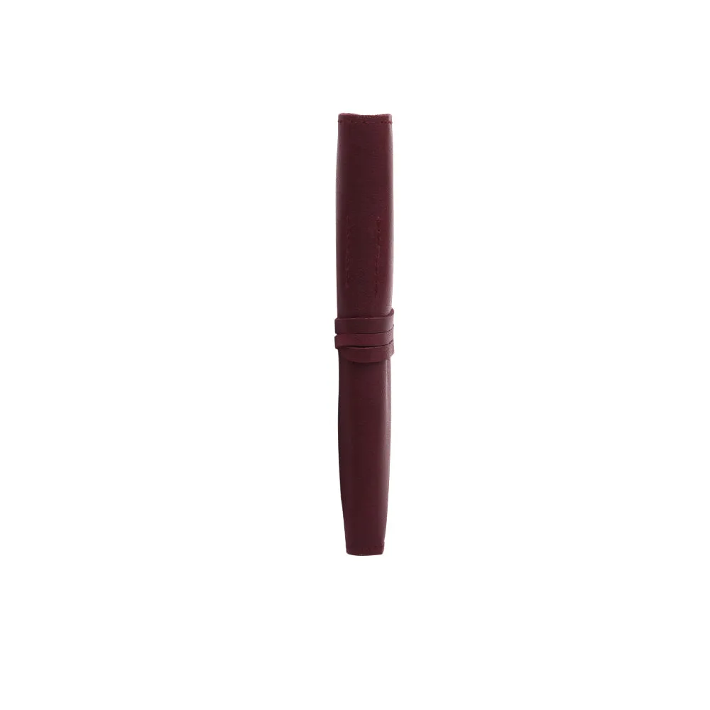 Passport Holder - Burgundy Leather
