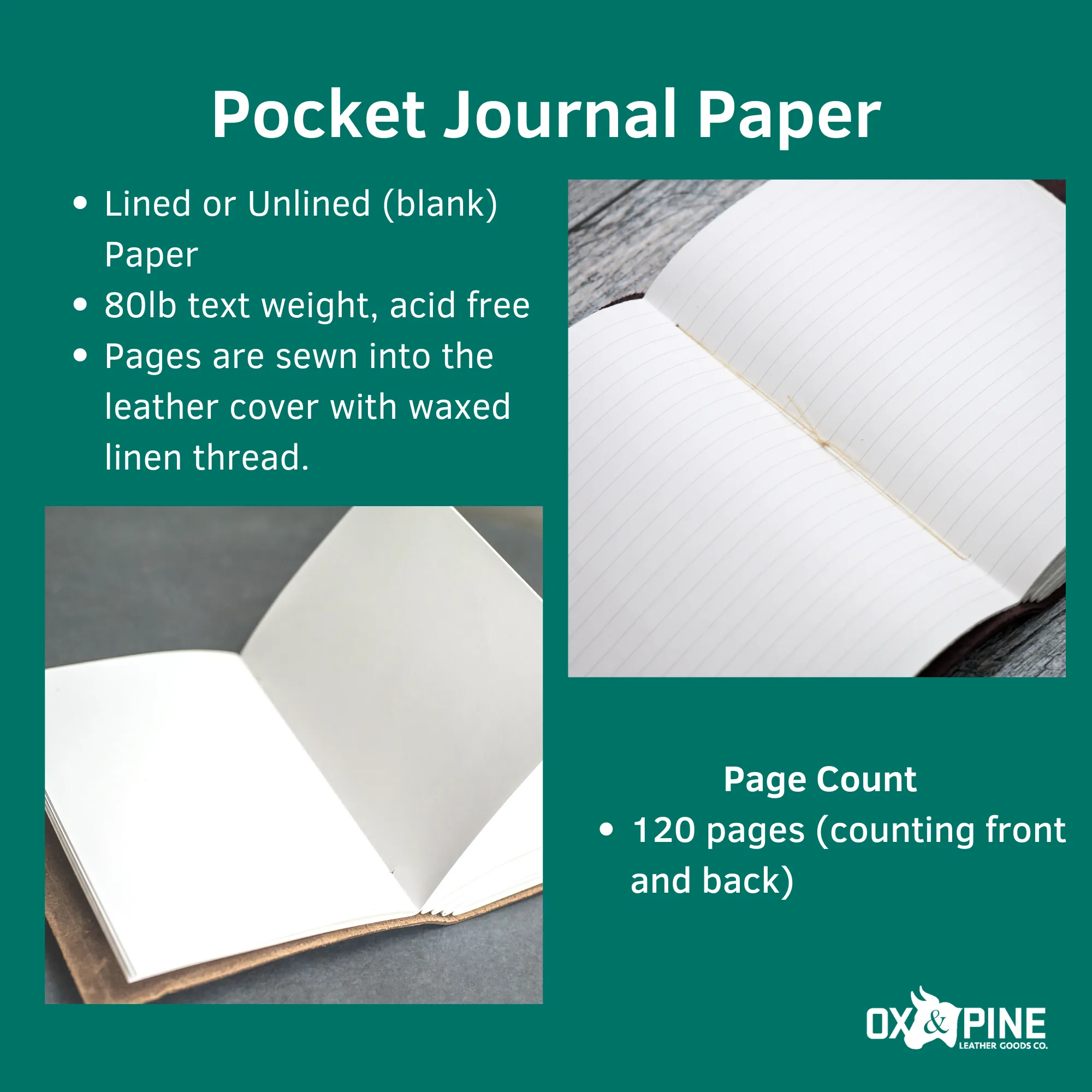 Perfectly Imperfect Personalized Journal and Pocket Journal Bundle