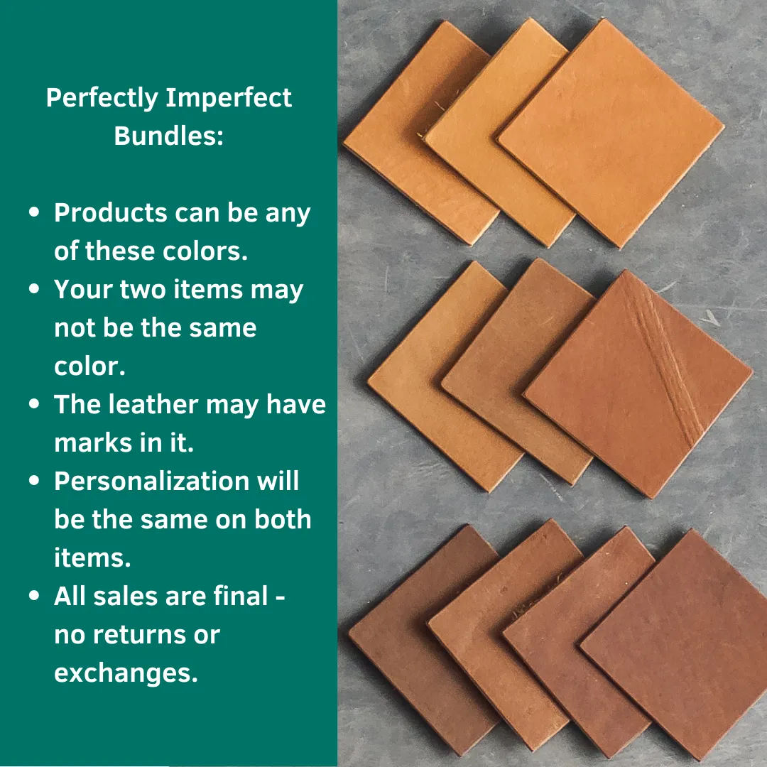 Perfectly Imperfect Personalized Journal and Pocket Journal Bundle