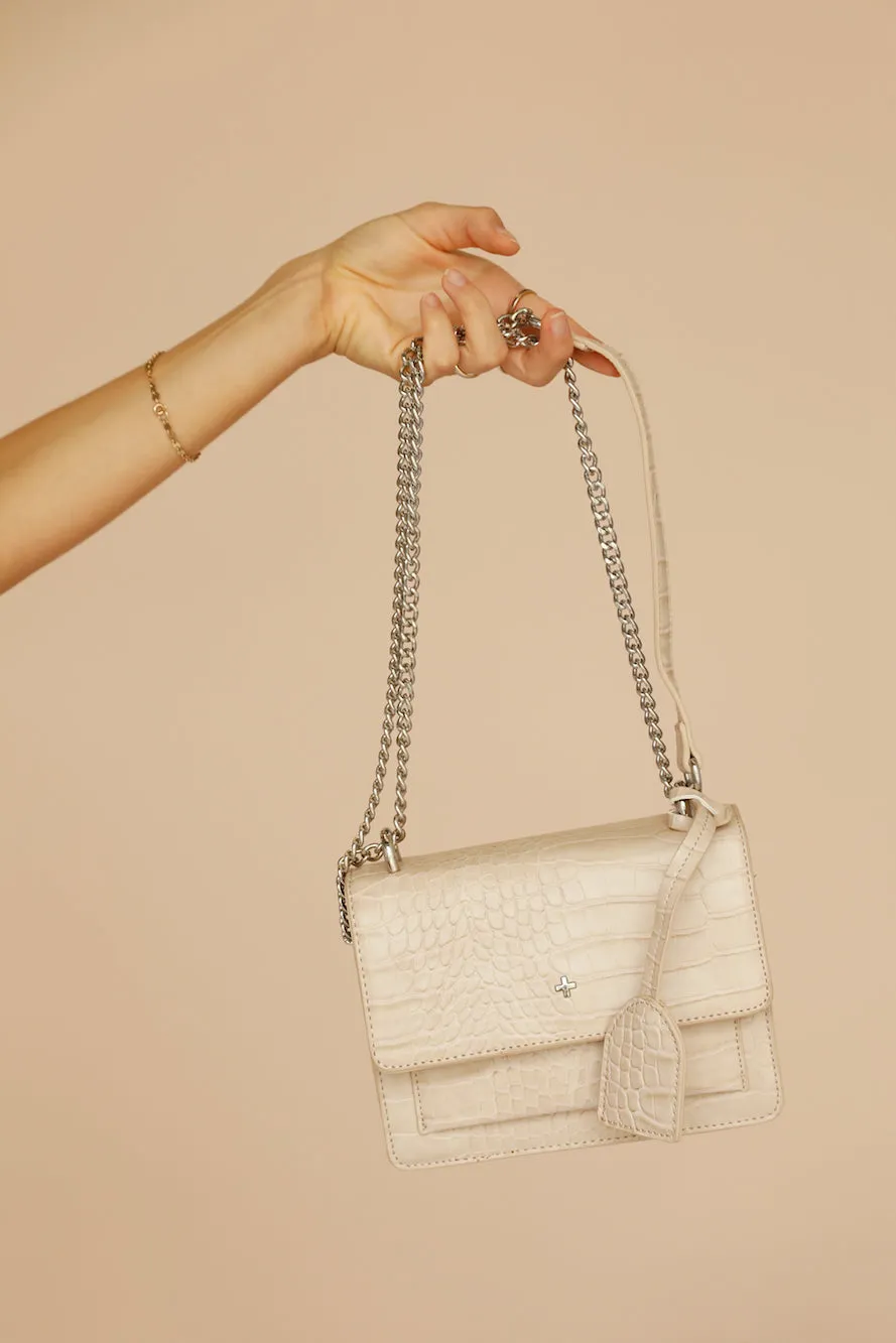 PETA   JAIN Lissy Bag Nude Croc