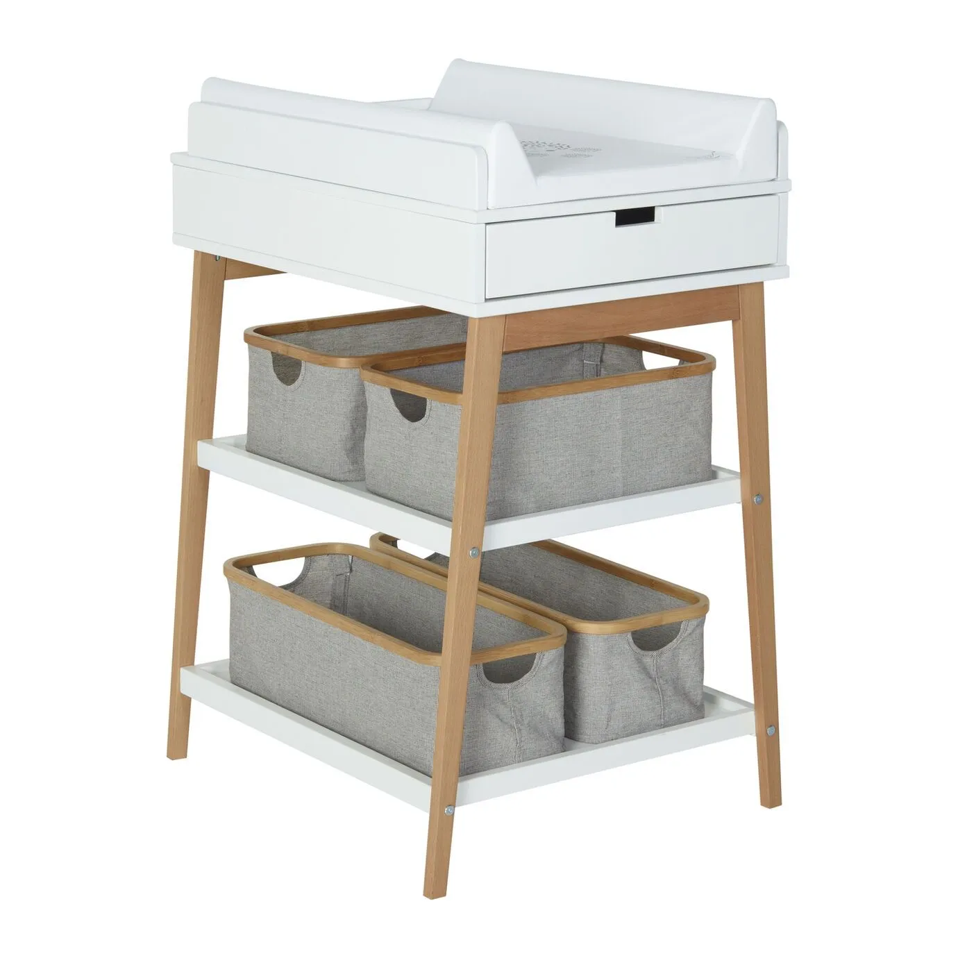 Quax care table Hip   Tray I White & Natural