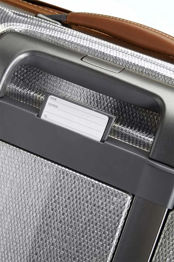 SAMSONITE LITE CUBE DLX 55CM SPINNER ALUMINIUM