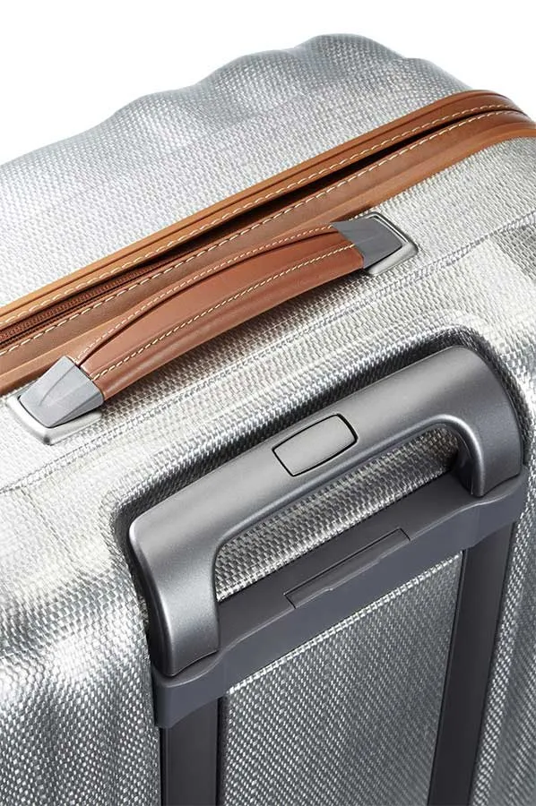 SAMSONITE LITE CUBE DLX 55CM SPINNER ALUMINIUM