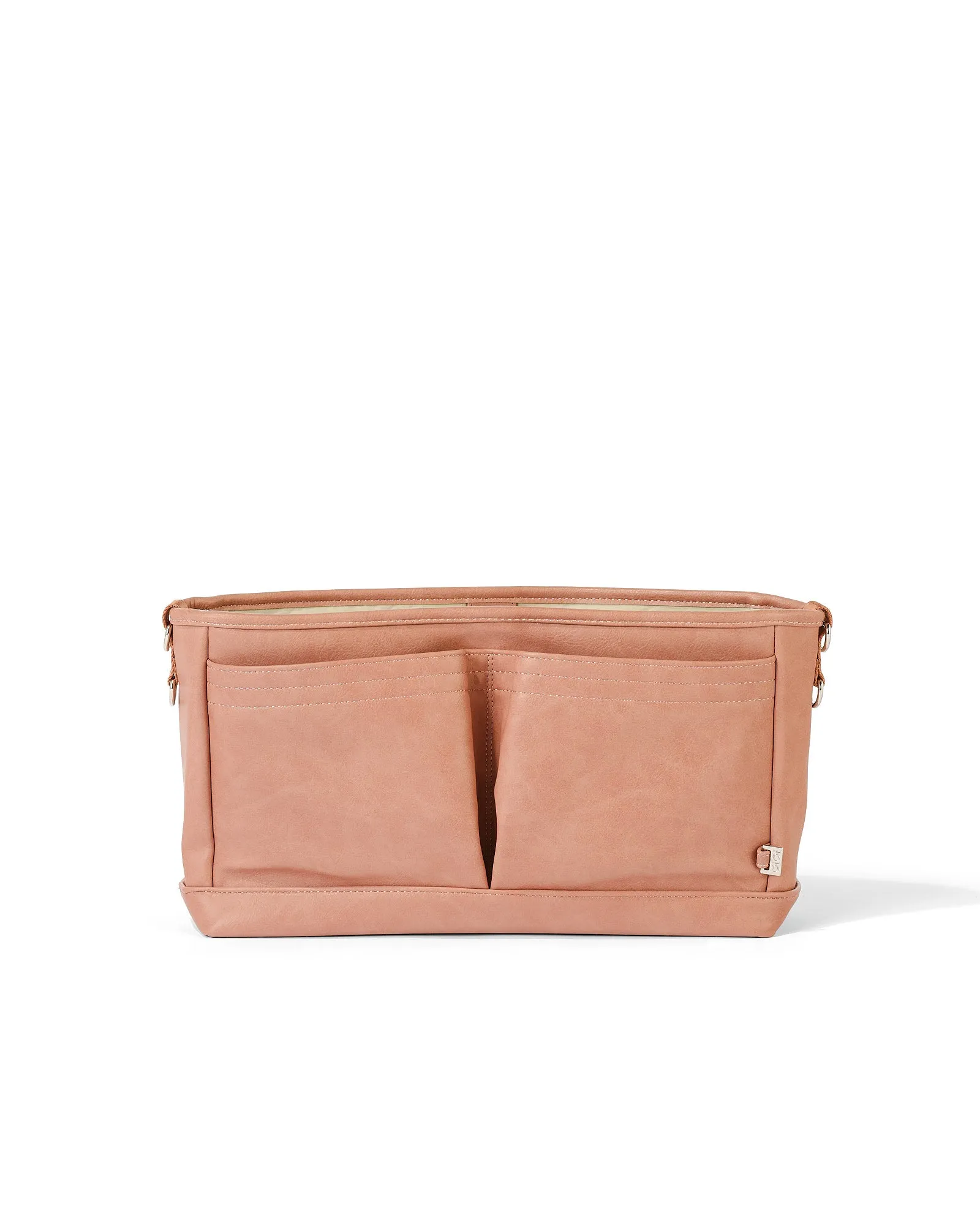 Signature Pram Caddy - Dusty Rose Vegan Leather
