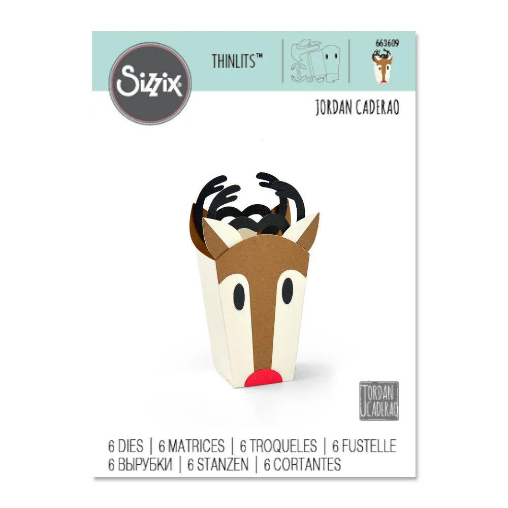 Sizzix - Thinlits Dies By Jordan Caderao - Reindeer Bag*