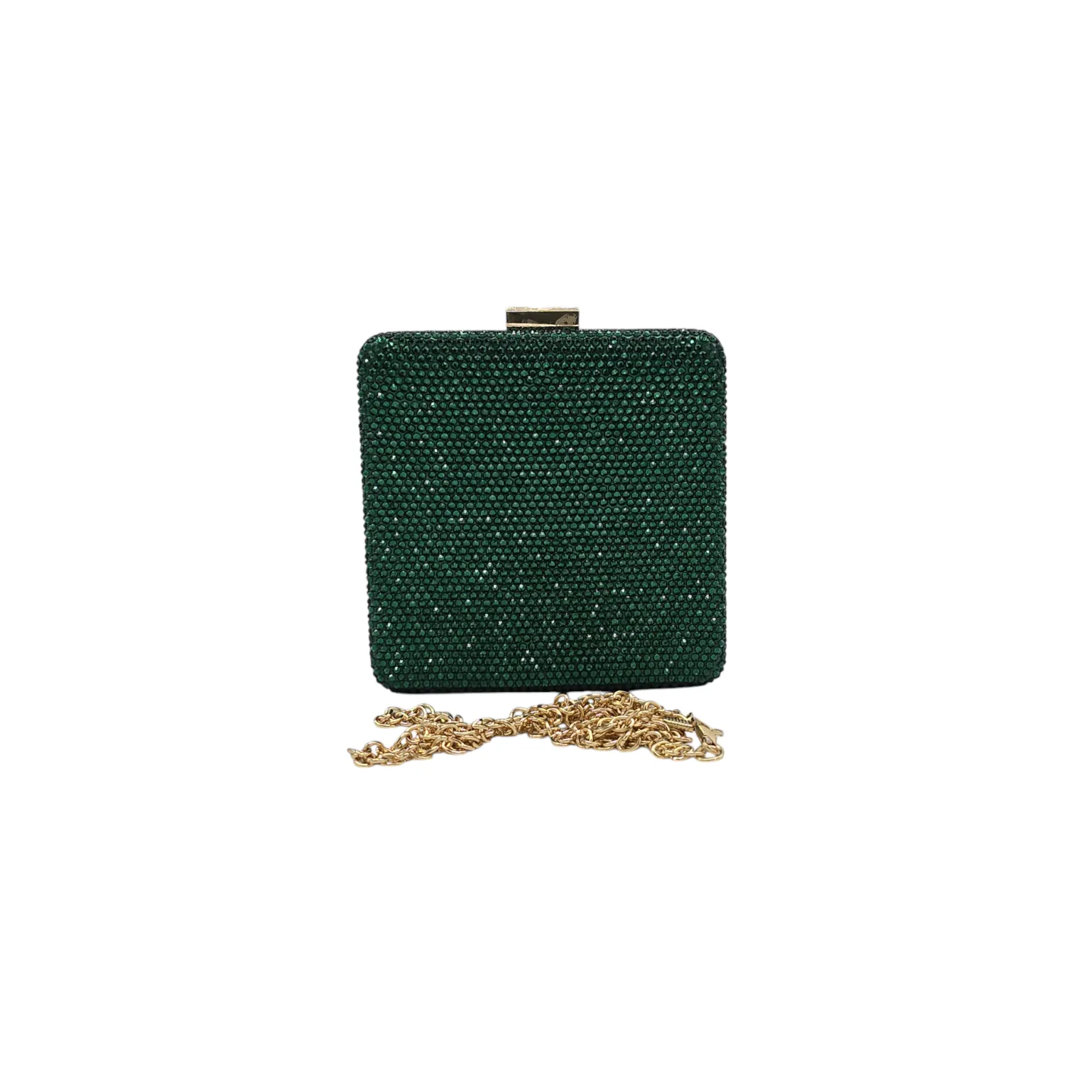 Square Mini Crystal Clutch