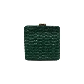 Square Mini Crystal Clutch
