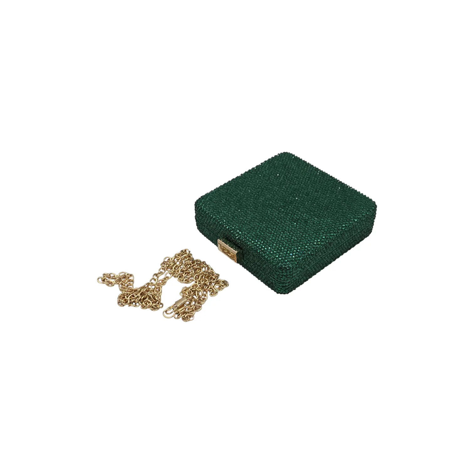 Square Mini Crystal Clutch