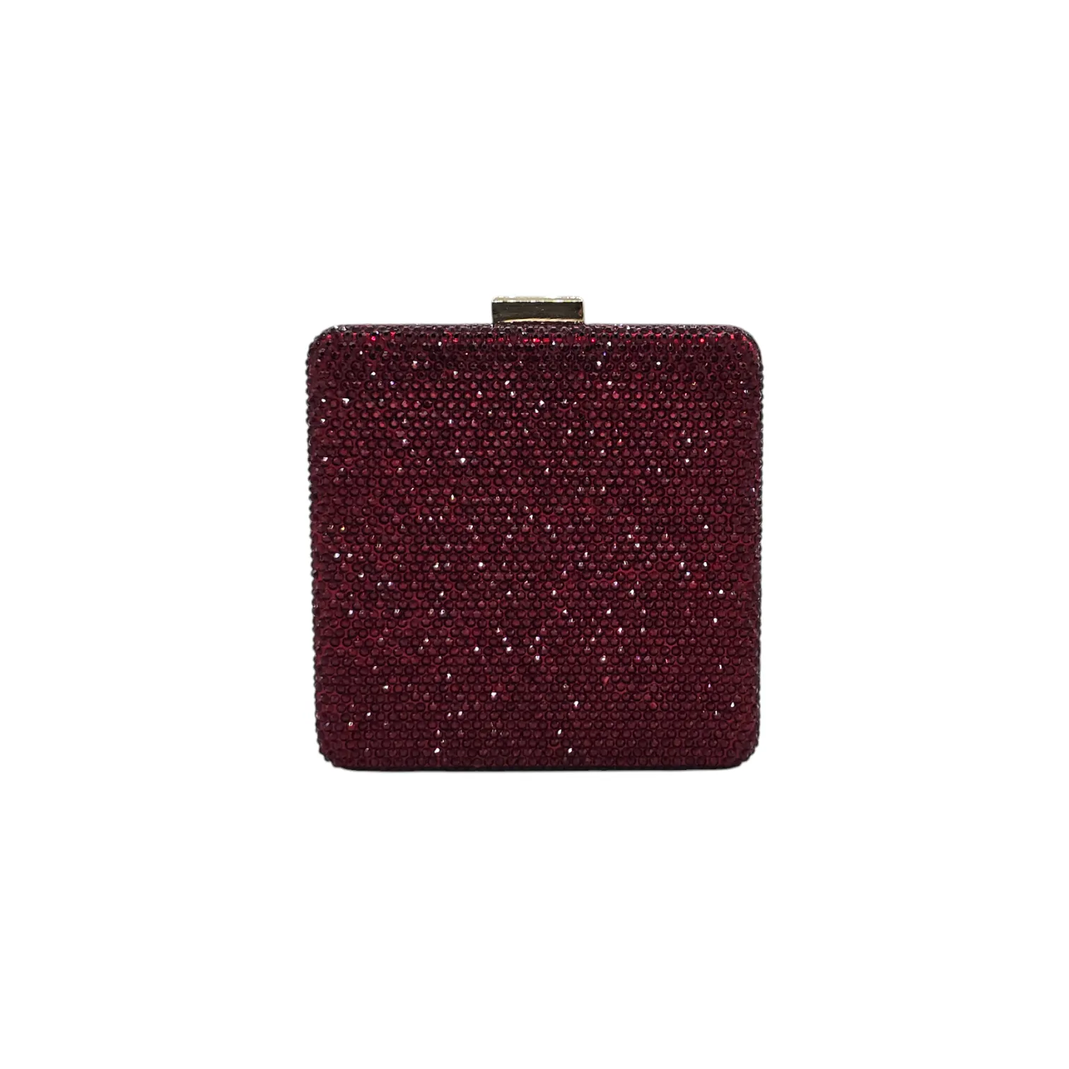 Square Mini Crystal Clutch