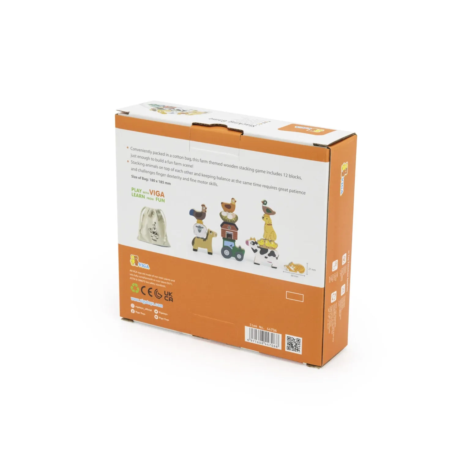 Stacking Game: Farm Animals