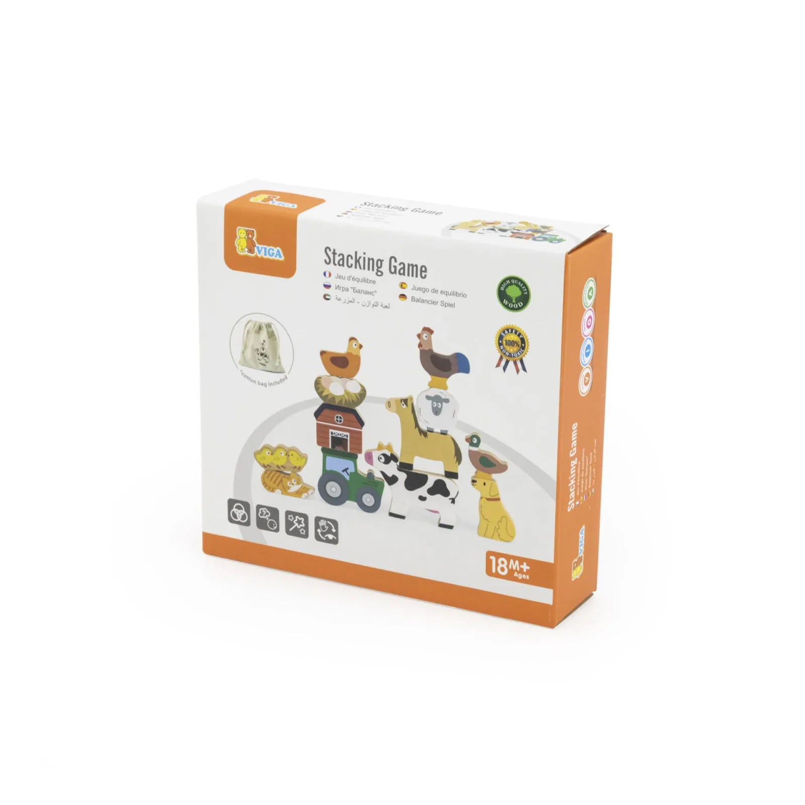 Stacking Game: Farm Animals