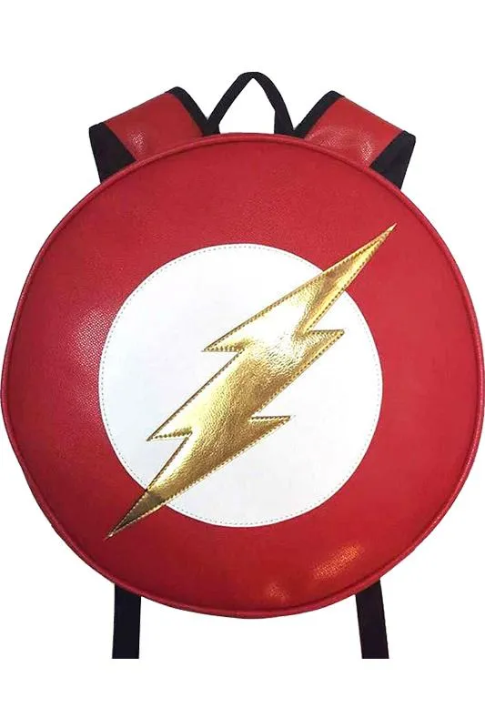 Teen School Bag DC The Flash Lighting Loge Backpack For Kids