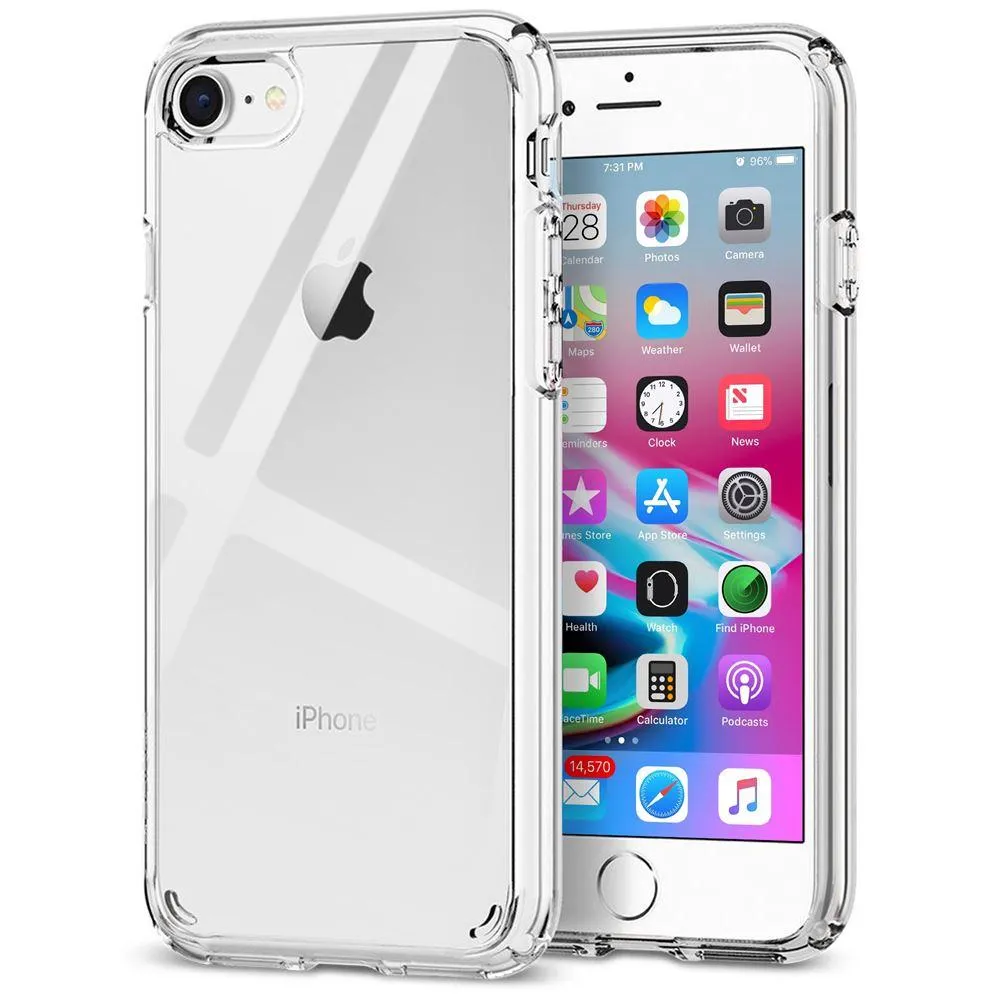 Transparent Hard Back Case for iPhone SE 2020 / iPhone 7 / iPhone 8