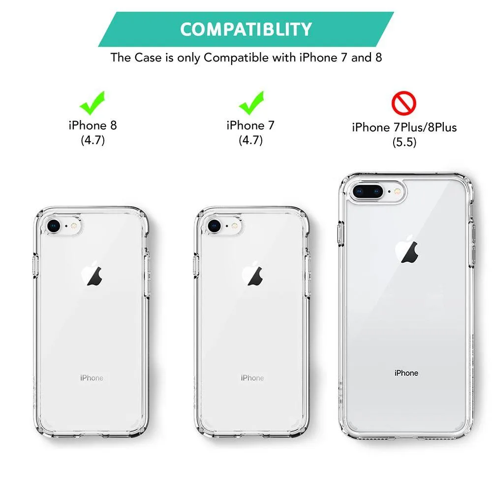 Transparent Hard Back Case for iPhone SE 2020 / iPhone 7 / iPhone 8
