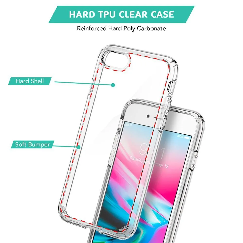 Transparent Hard Back Case for iPhone SE 2020 / iPhone 7 / iPhone 8