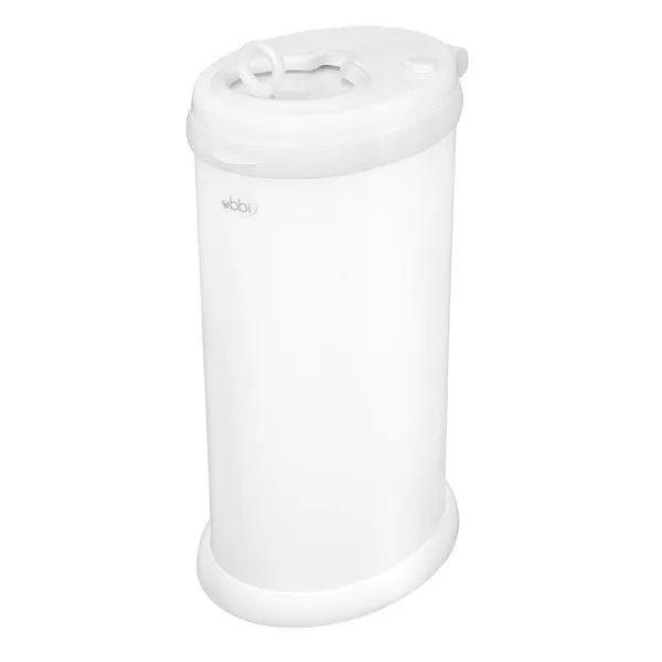 Ubbi Nappy Pail - Matte White