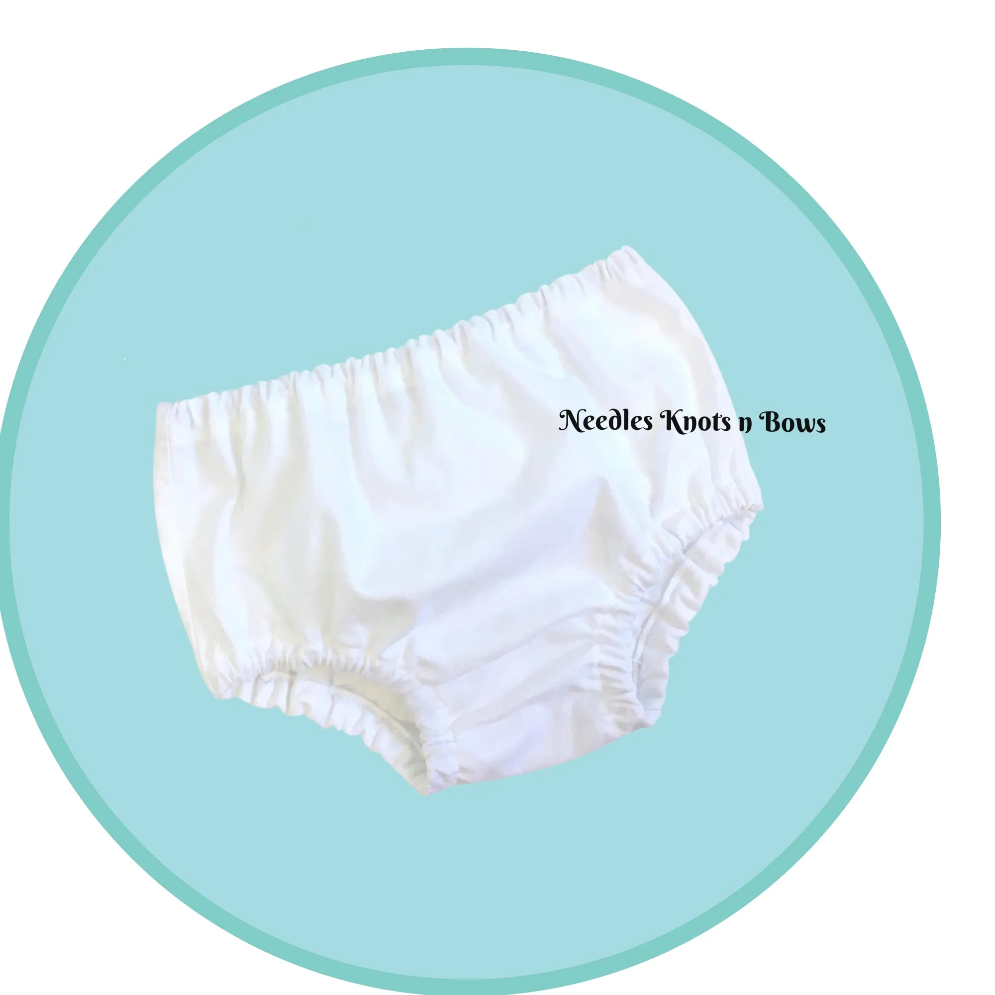 White Diaper Cover for Baby - Toddlers