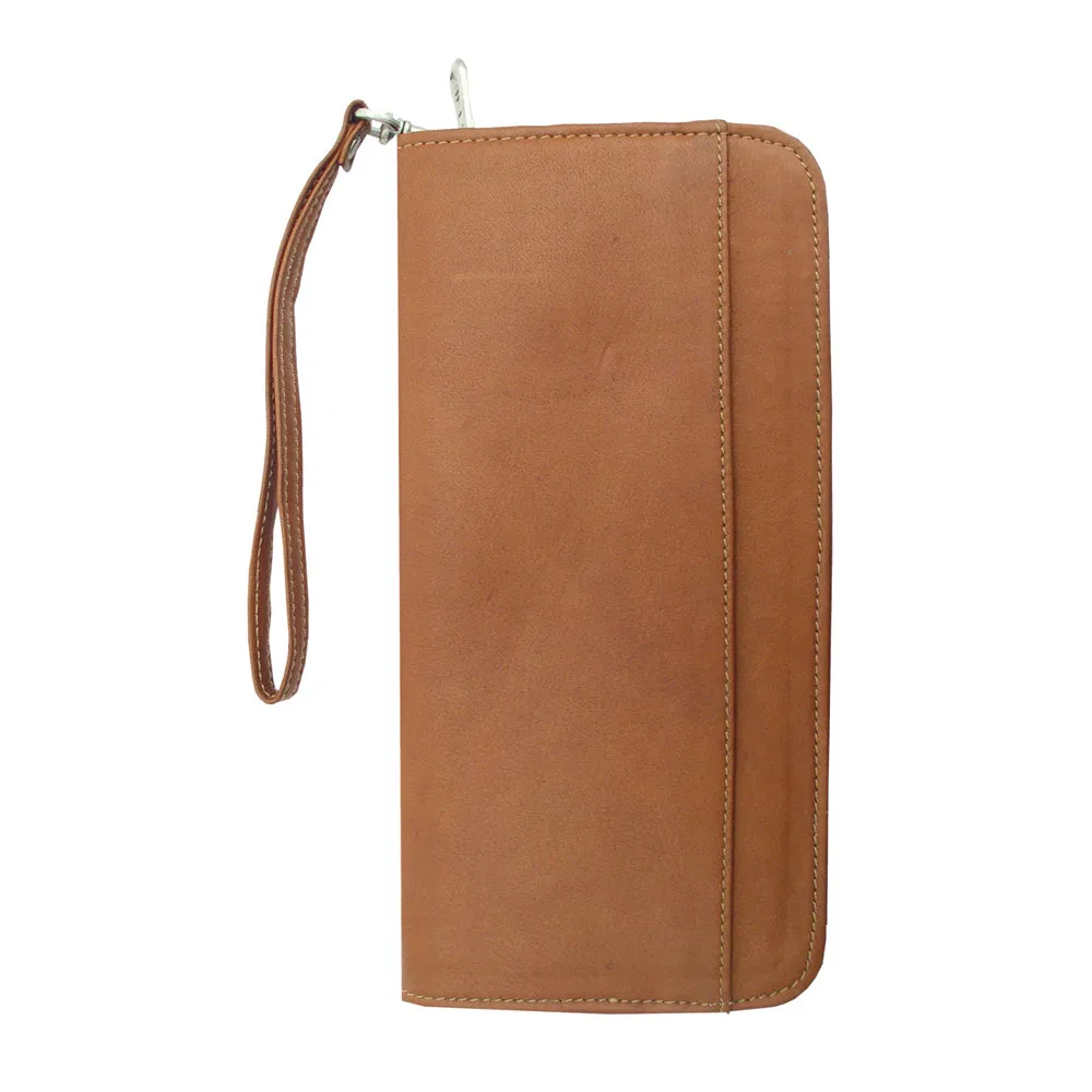 ZIPPERED PASSPORT/TICKET HOLDER