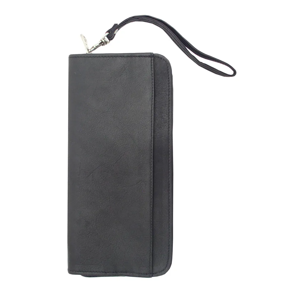 ZIPPERED PASSPORT/TICKET HOLDER