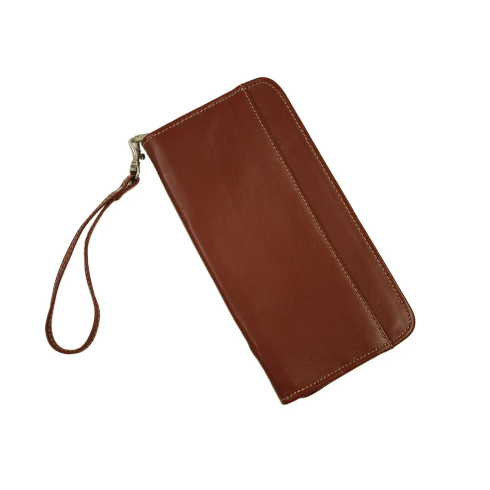 ZIPPERED PASSPORT/TICKET HOLDER