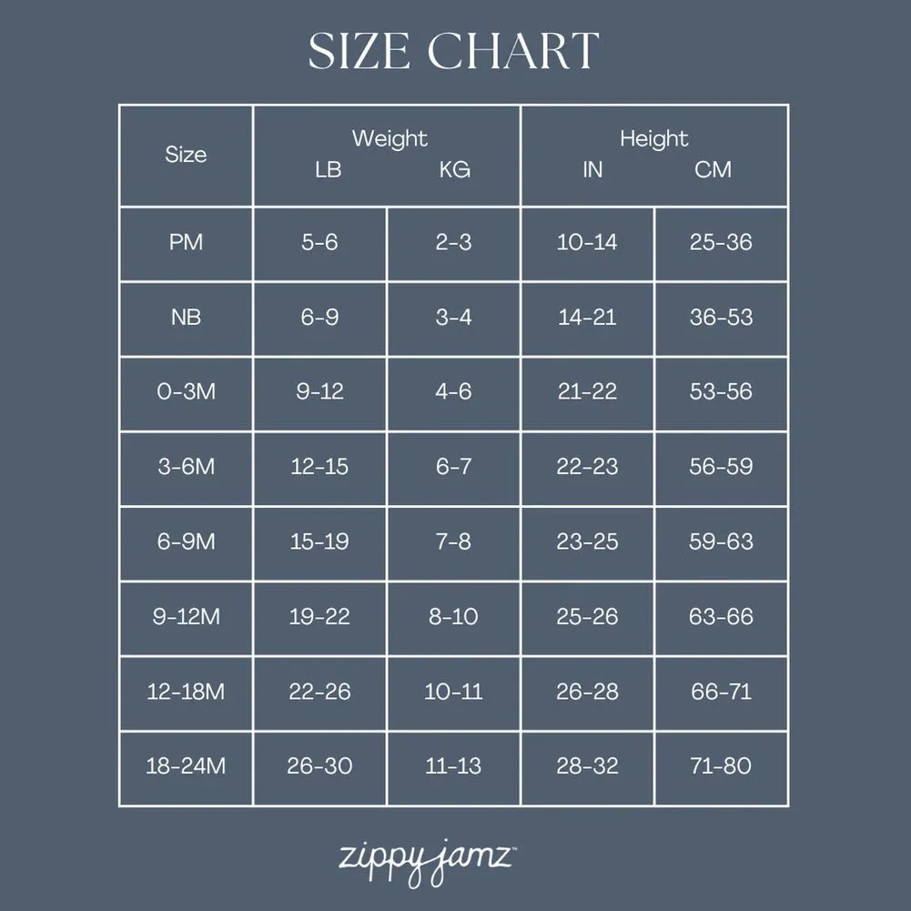 Zippy Jamz Bamboo Footed Sleeper
