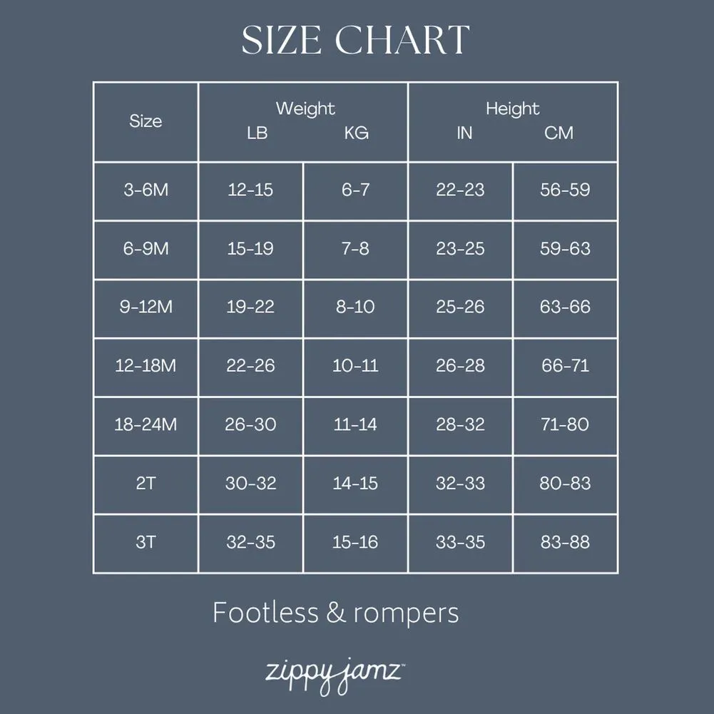Zippy Jamz Bamboo Footless Romper