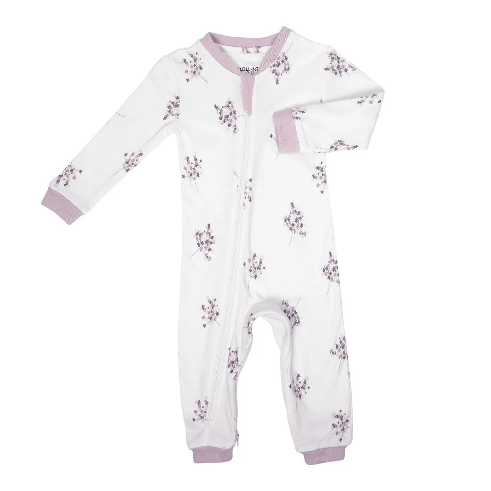 ZippyJamz Organic Cotton Footless Sleeper - Spring Blossom (12-18 Months)