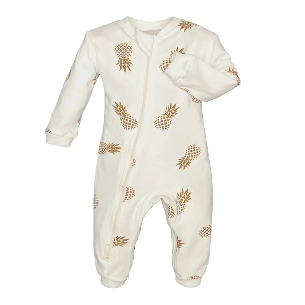 ZippyJamz Organic Cotton Footless Sleeper - Sweet on the Inside (18-24 Months)